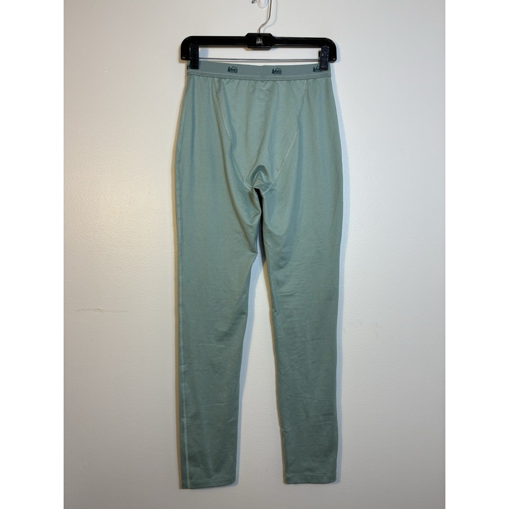 REI CO OP thermal Pants Sz 14/16 Green Outdoor Hiking Pull On - Picture 2 of 4